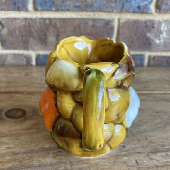 Mushroom Creamer and Sugar Vintage Relpo Midcentury Japanese Ceramic C-2122 READ - Picture 3 of 16